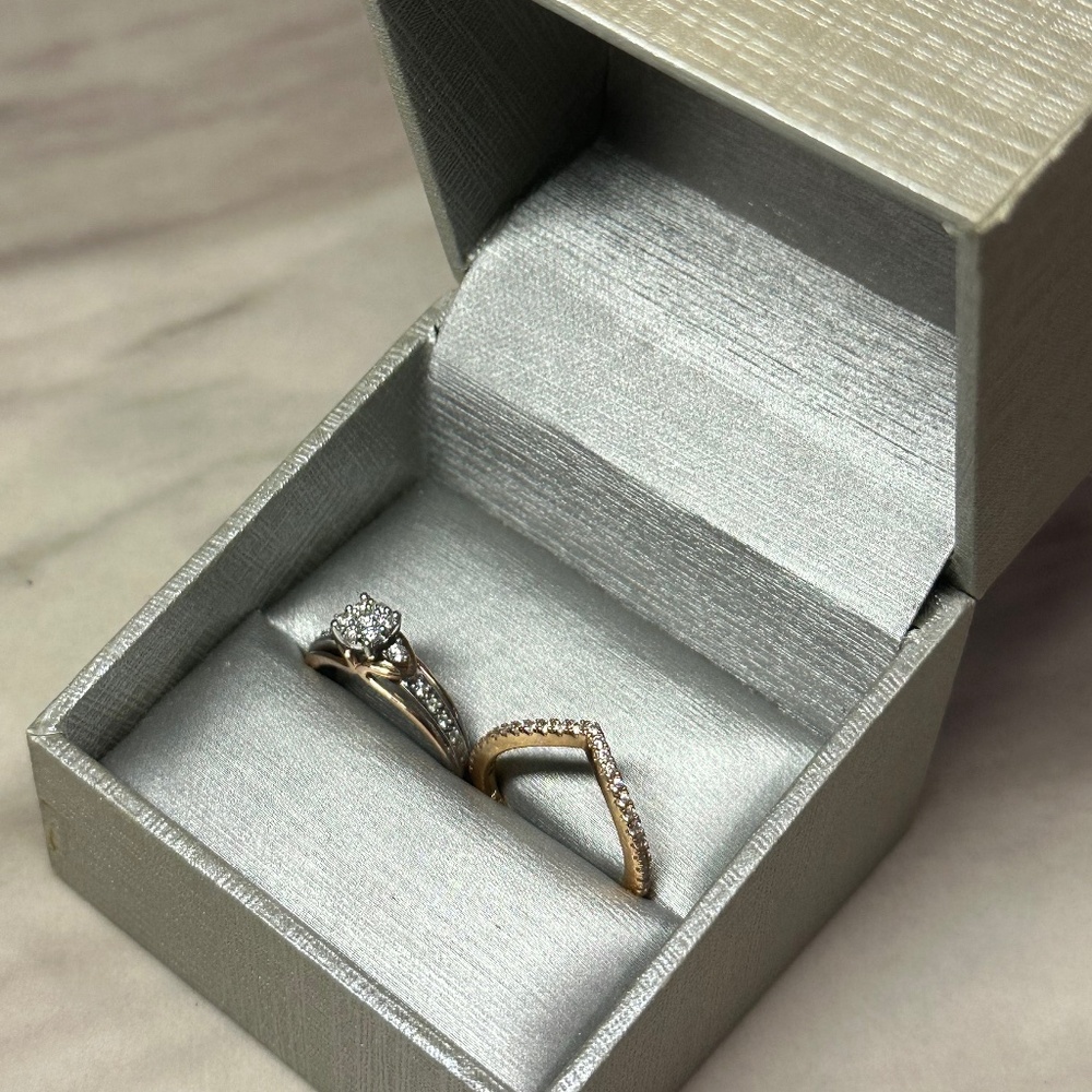 Zales Diamond Ring + Pandora Ring